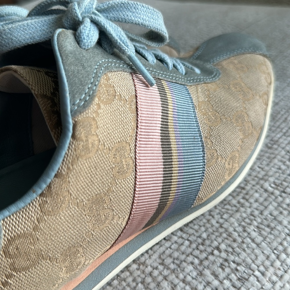 GUCCI Ladies Sneakers size 36.5 - Picture 2 of 7